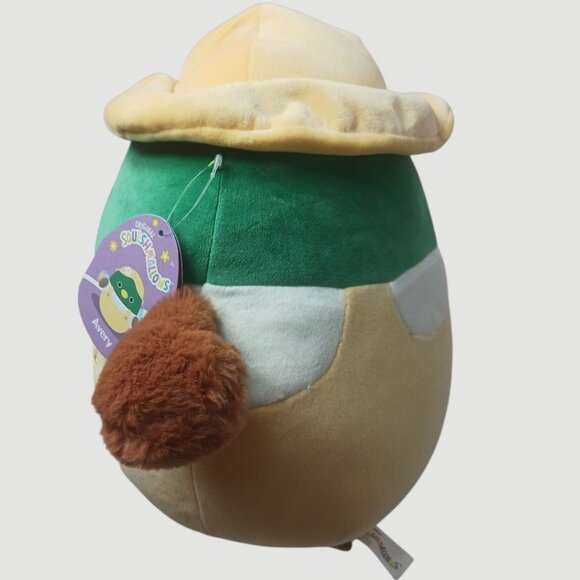 Squishmallows Avery Duck  Farmer 12" Plush Toy Yellow/Green - Picture 11 of 13